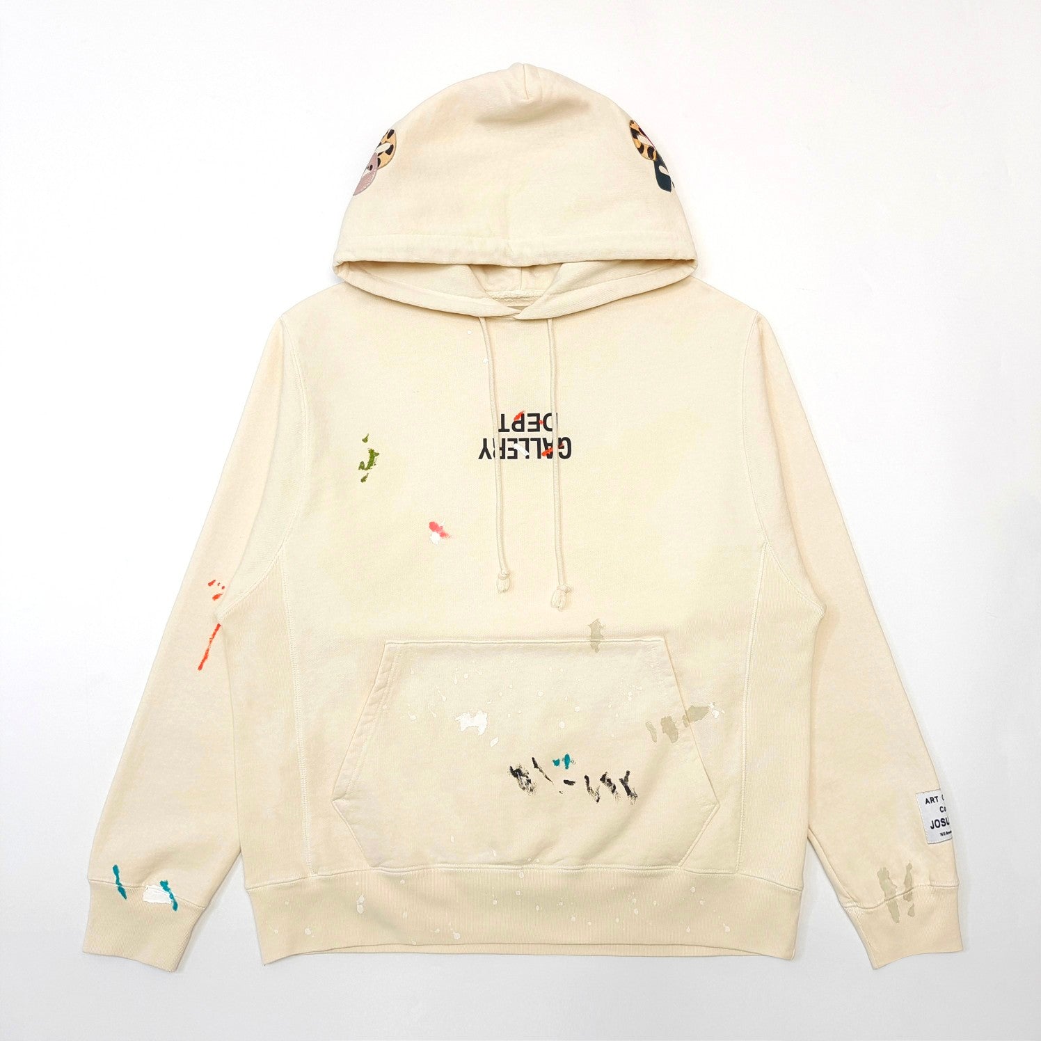 GDEPT CREAM PATCH HOODIE