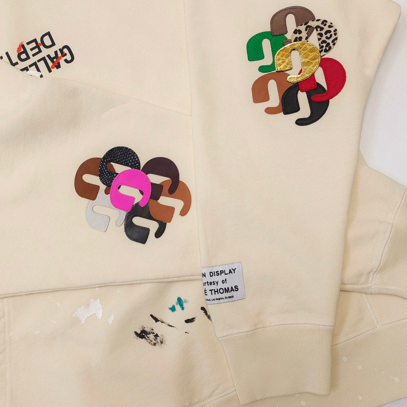 GDEPT CREAM PATCH HOODIE